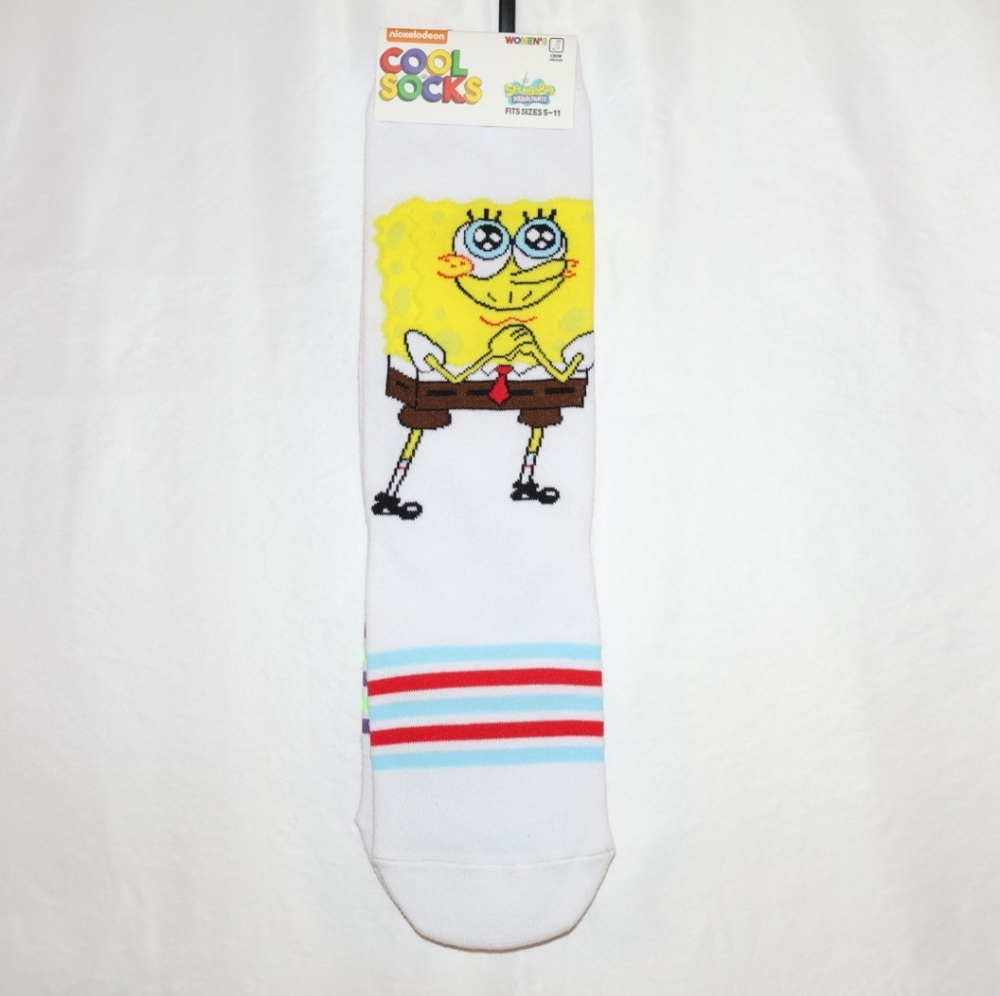 Cool Socks SpongeBob SquarePants & Patrick Star Socks. W Sizes 5-11. NWT.